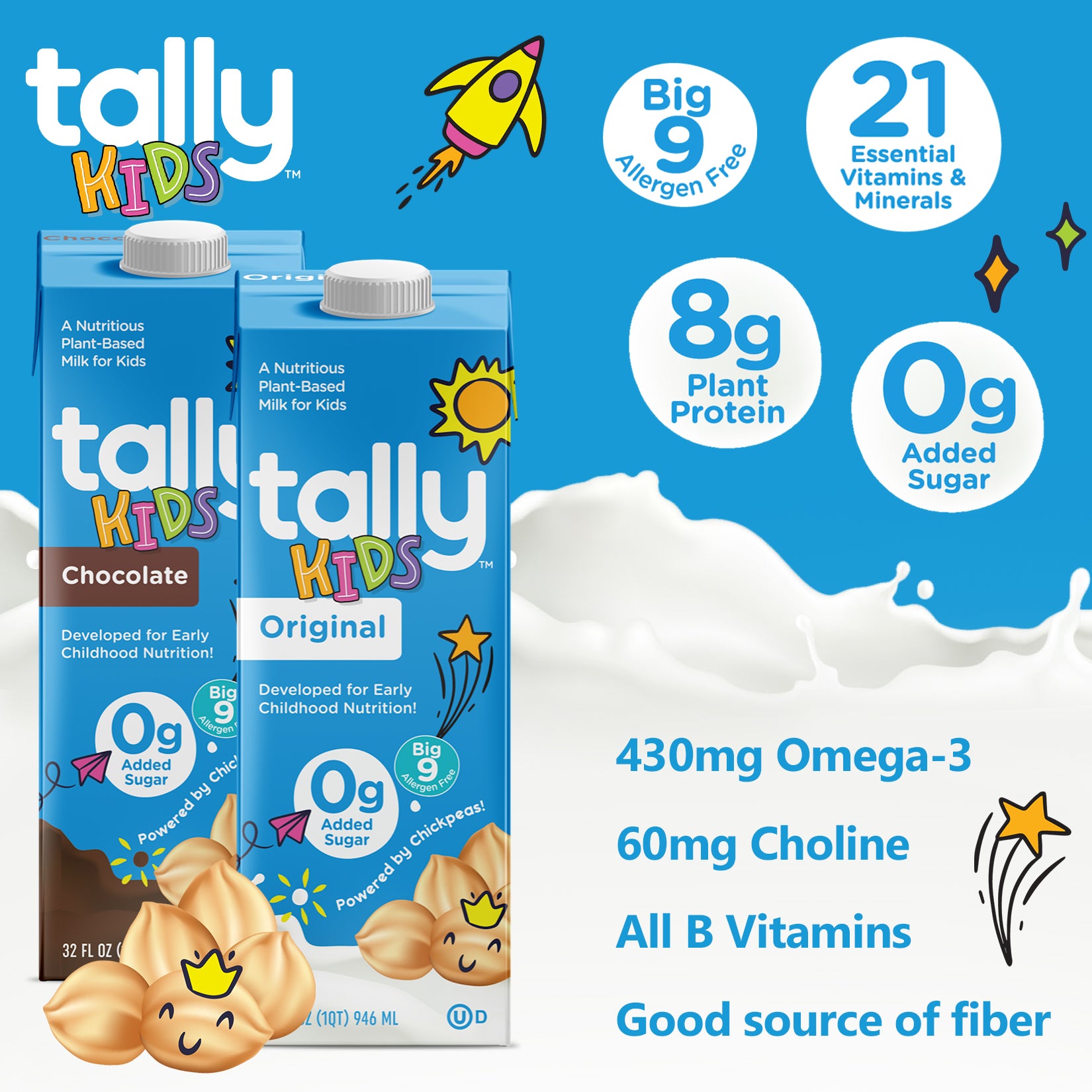 Tally Kids Milk Substitute Variety Pack